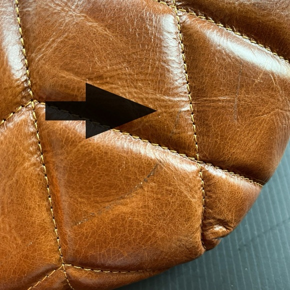 PATRICIA NASH TINCHI BELT BAG CROSSBODY LEATHER TAGS INTACT BRUSHED BRASS - Picture 11 of 15